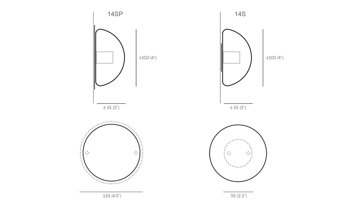 bocci 14s surface mount light