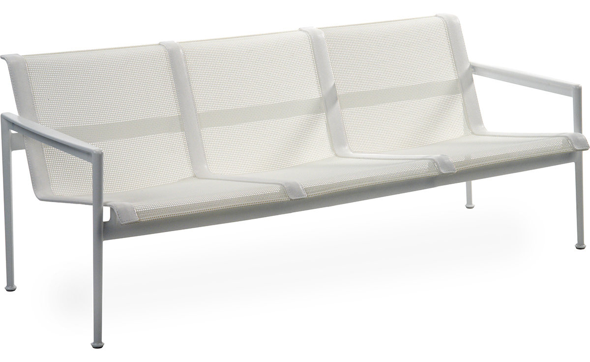schultz 1966 three seat lounge chair with arms