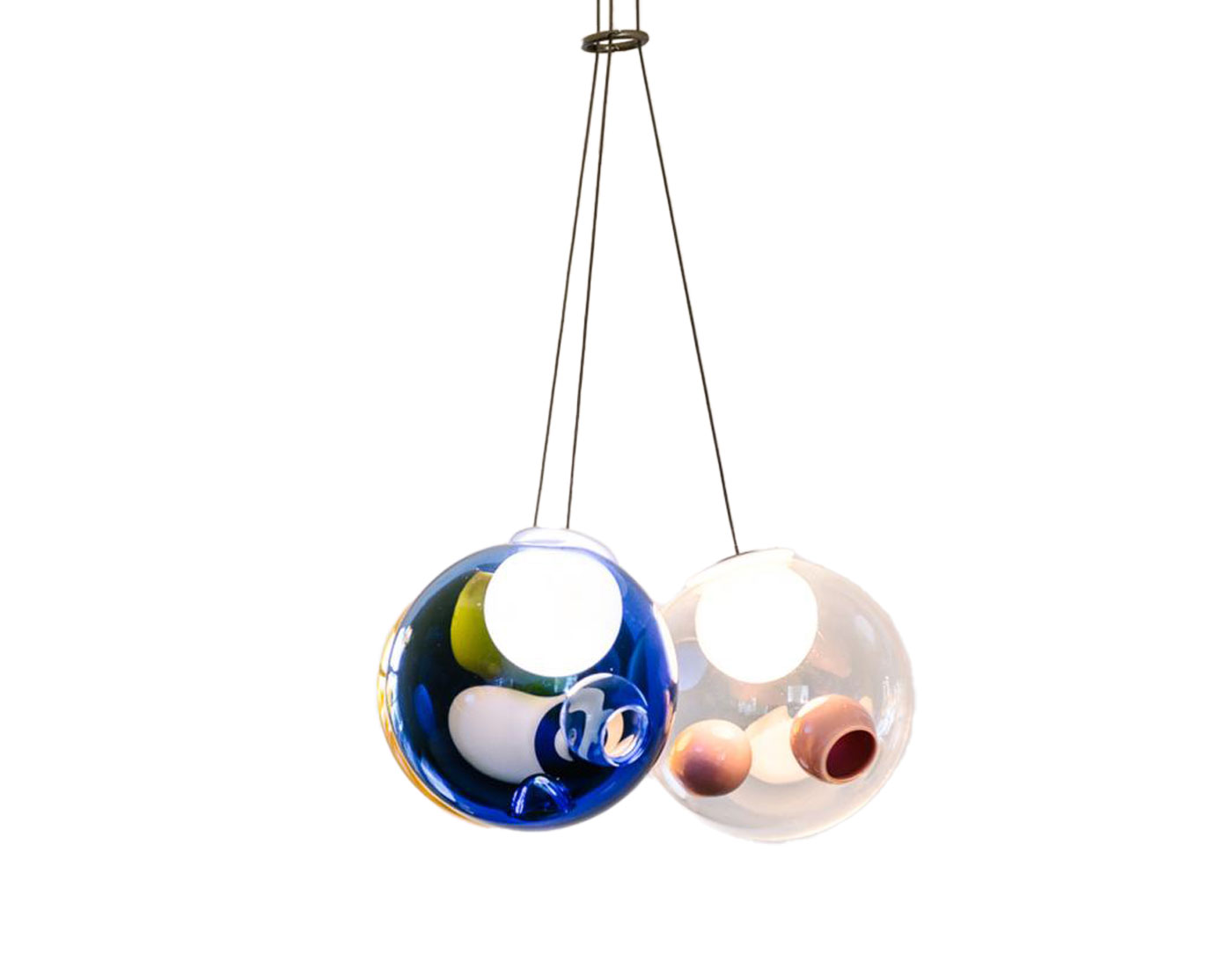 bocci 28.3 cluster three pendant chandelier
