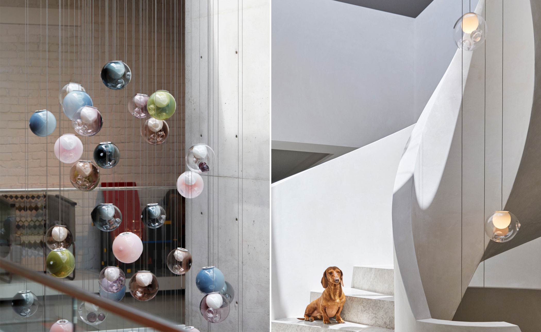 bocci 28.5 random five pendant chandelier