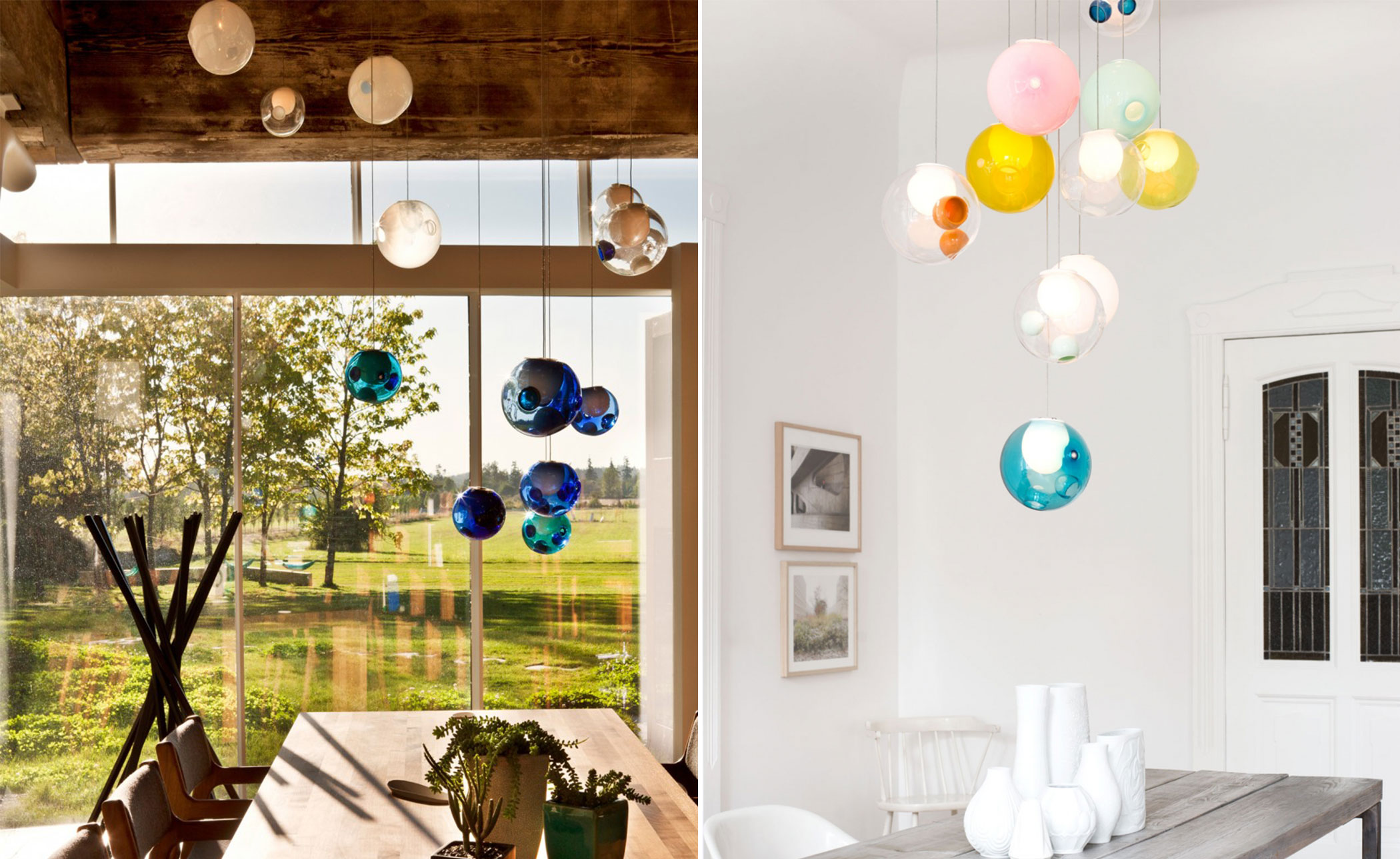 bocci 28.7 random seven pendant chandelier