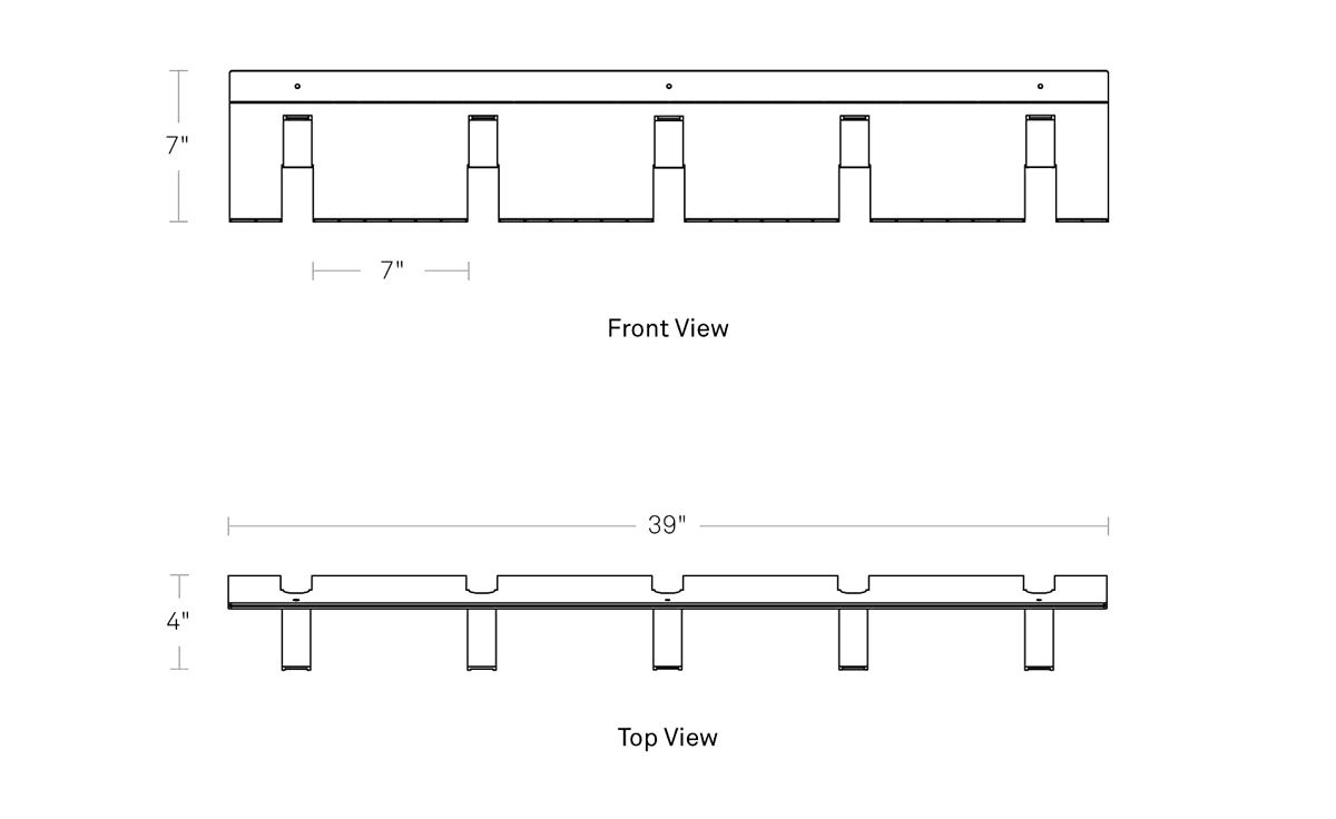 blu dot 2d:3d coat rack
