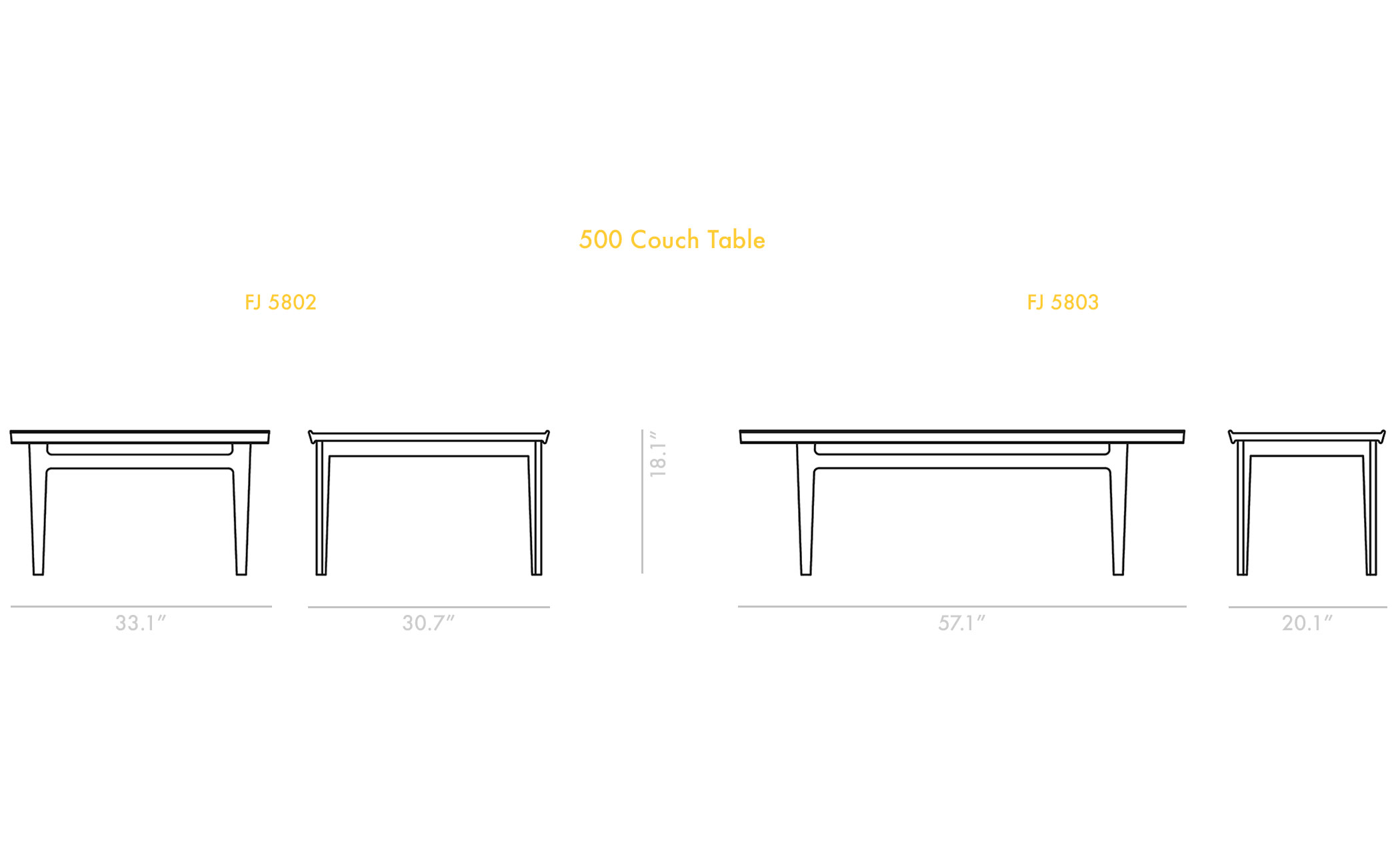 Model 500 Couch Table