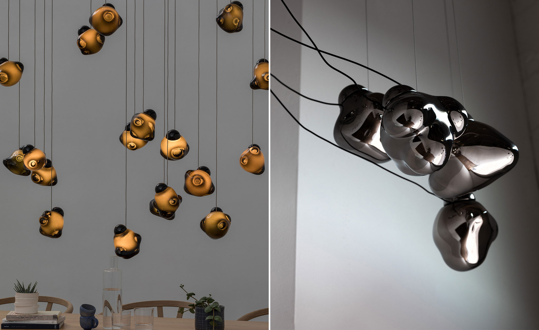 Bocci 57.3 Random Three Pendant Chandelier