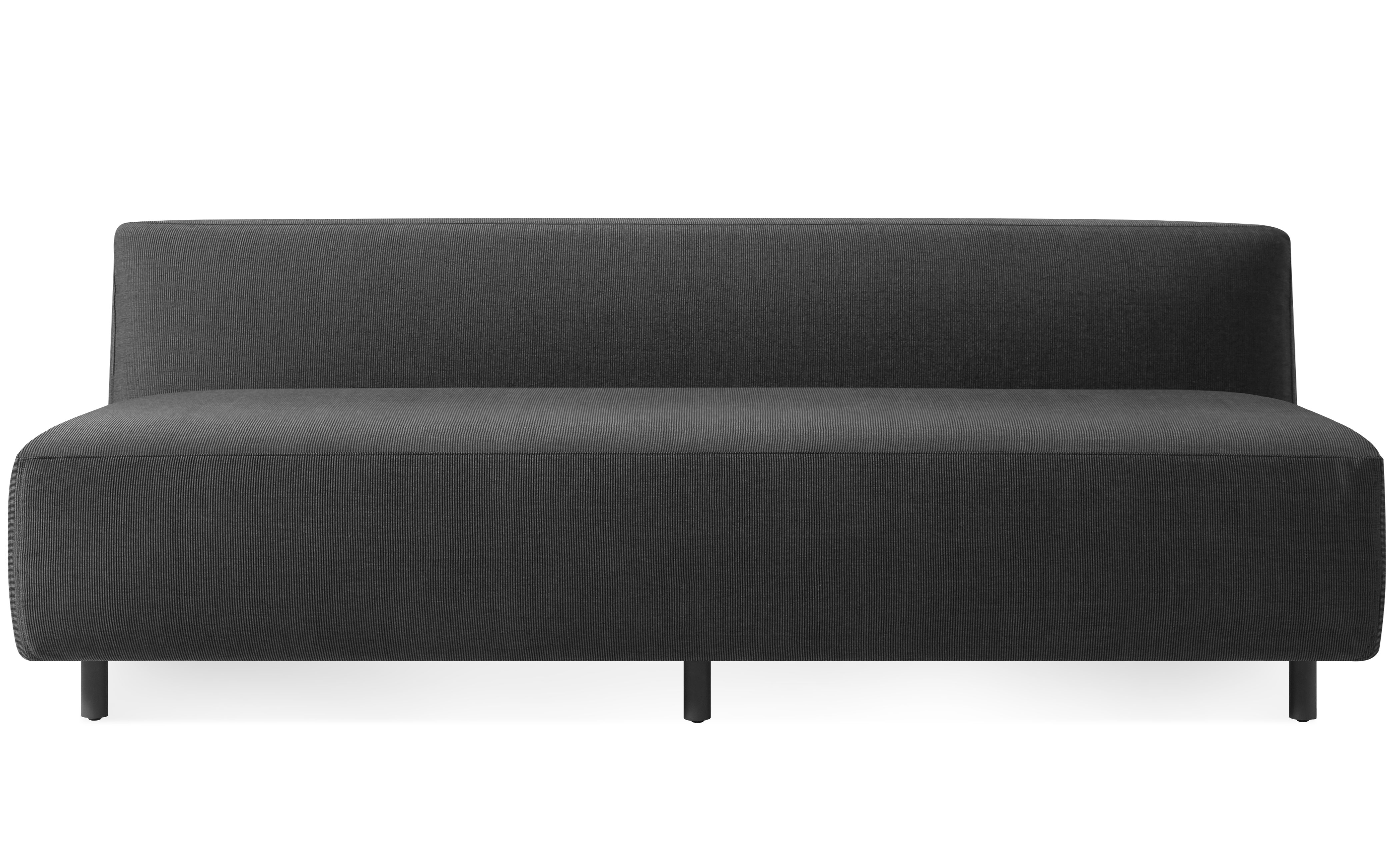 9 yard outdoor 72" armless sofa