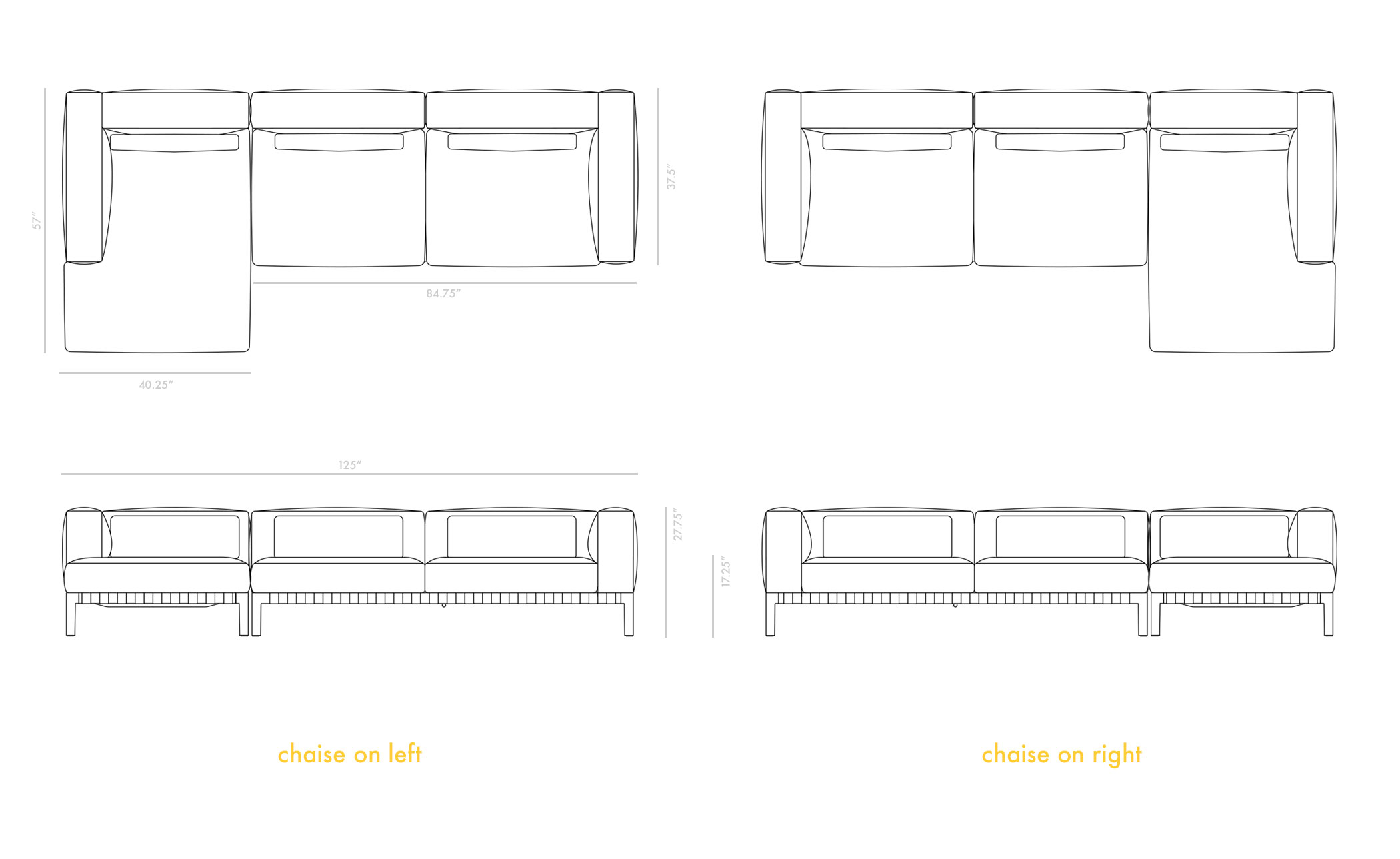 able outdoor large sofa with chaise
