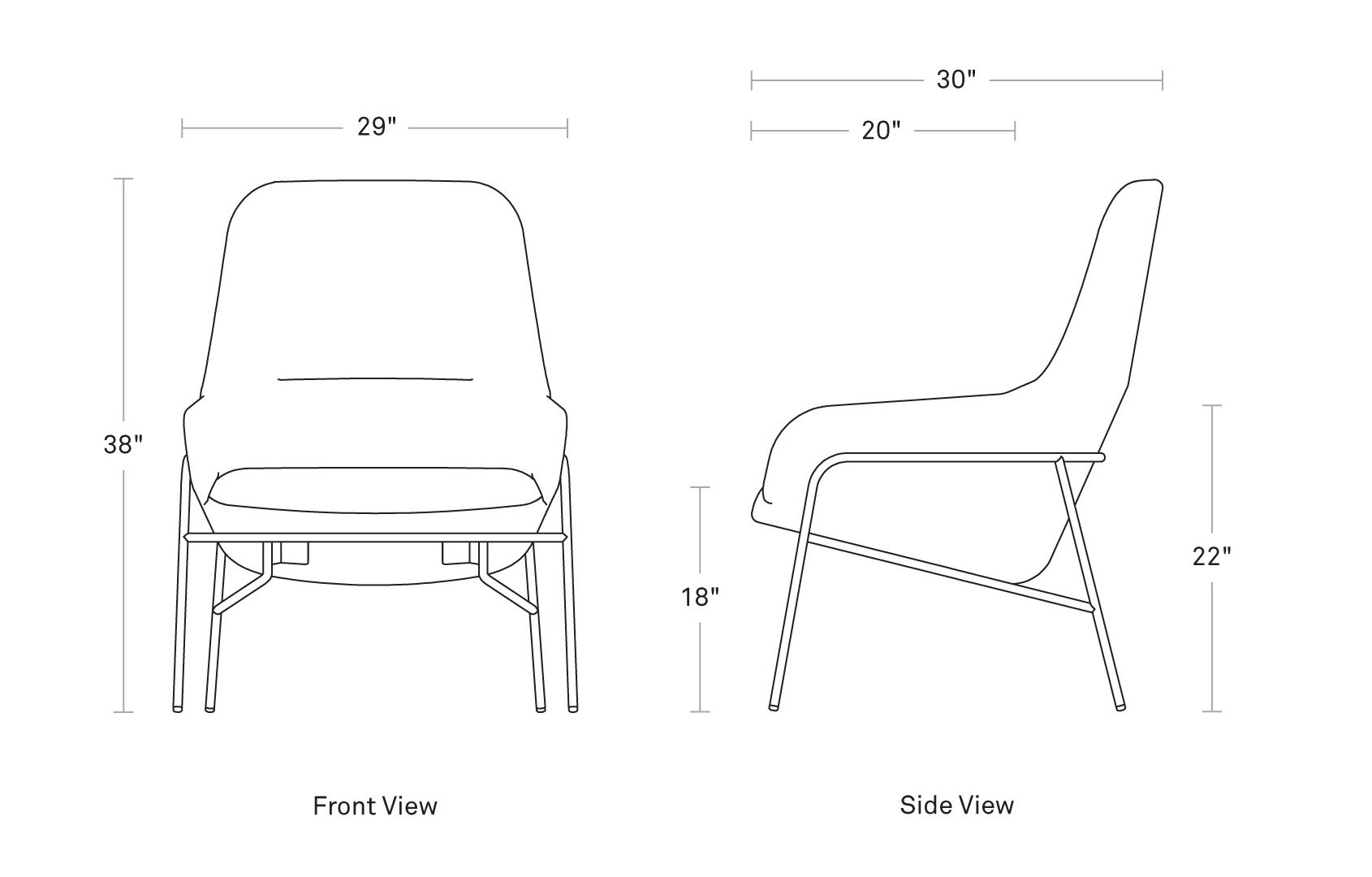 acre lounge chair