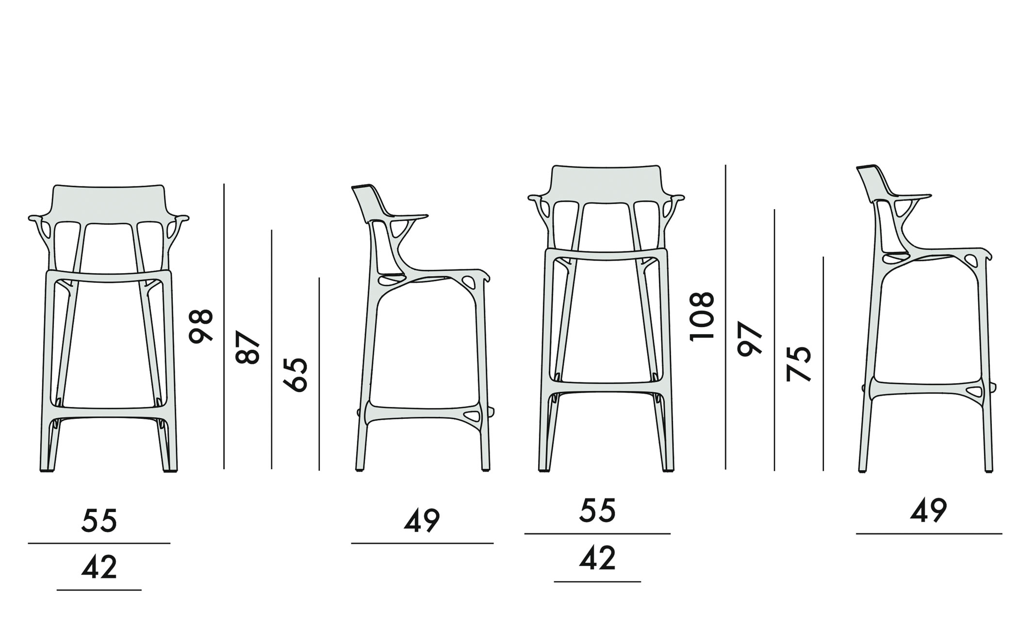 a.i. stool recycled
