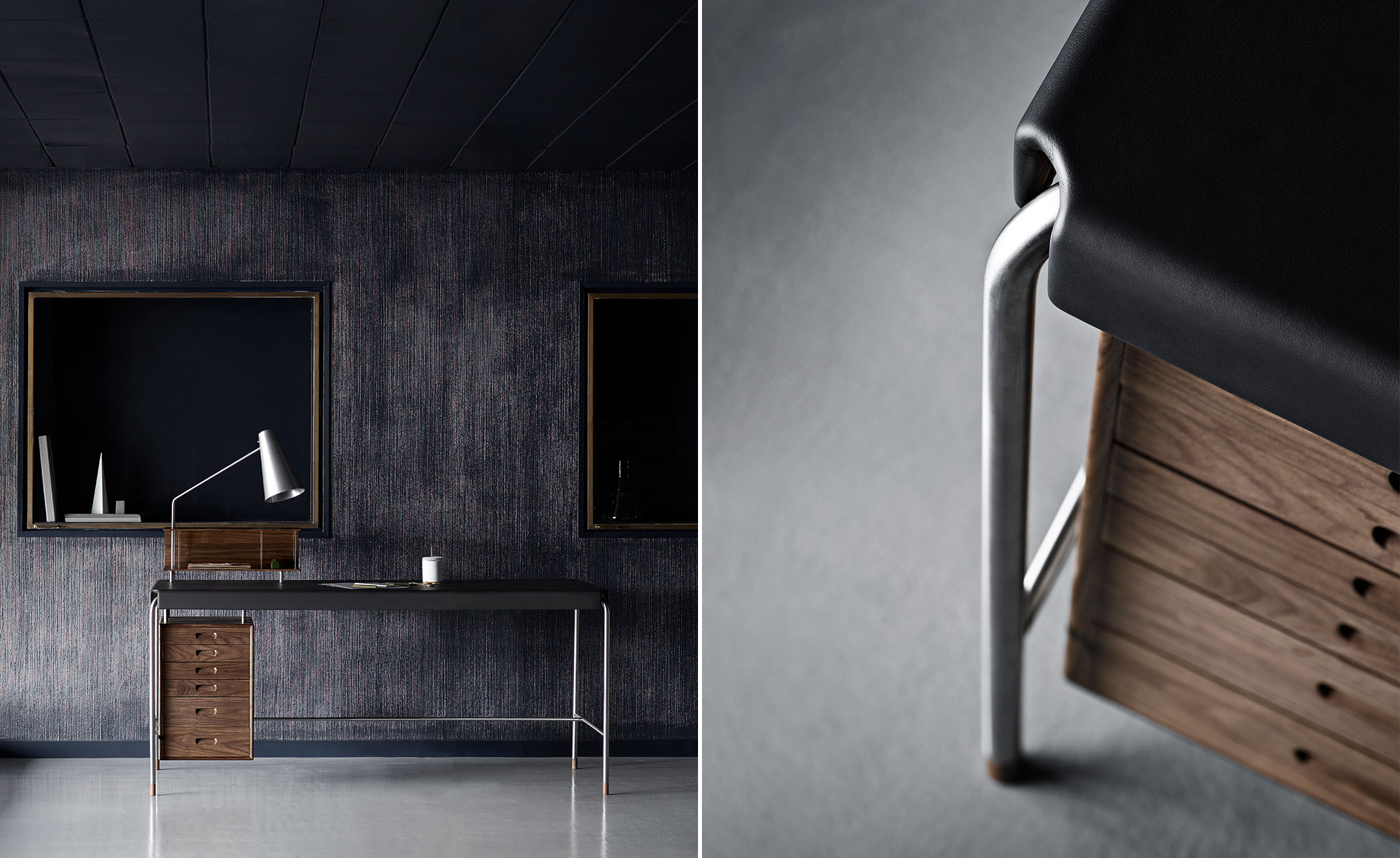 aj52 society table by arne jacobsen for carl hansen & son