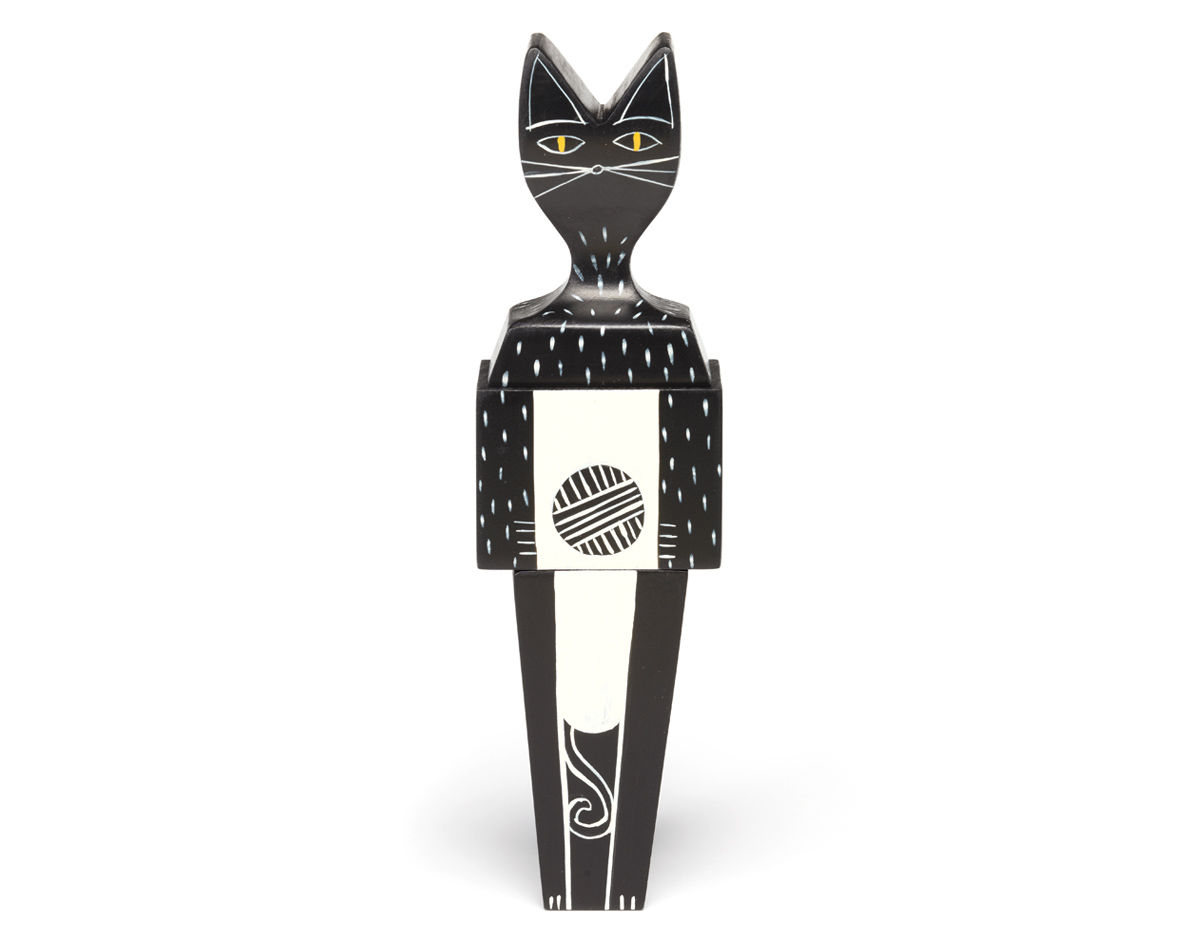 alexander girard cat wooden doll