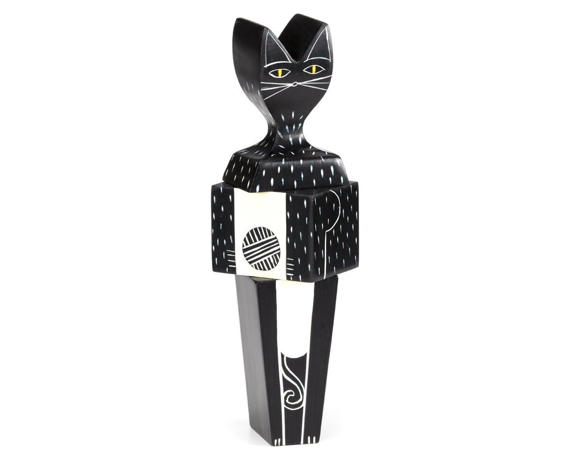 alexander girard cat wooden doll