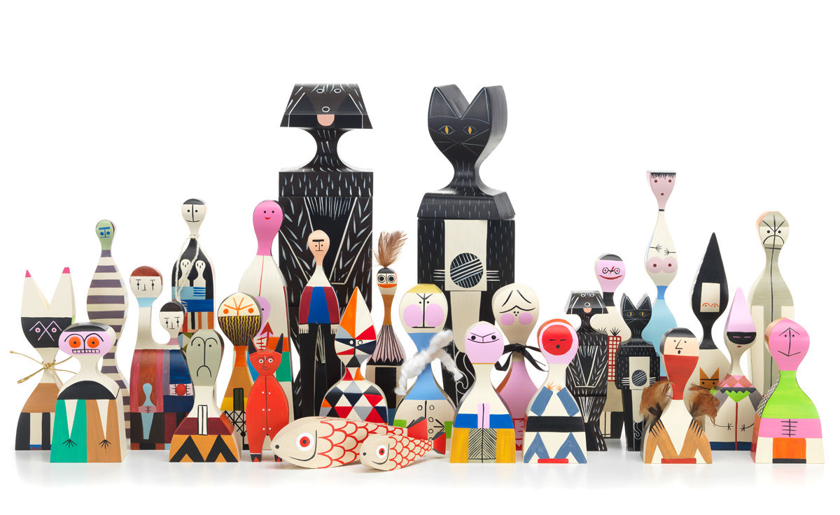 alexander girard cat wooden doll