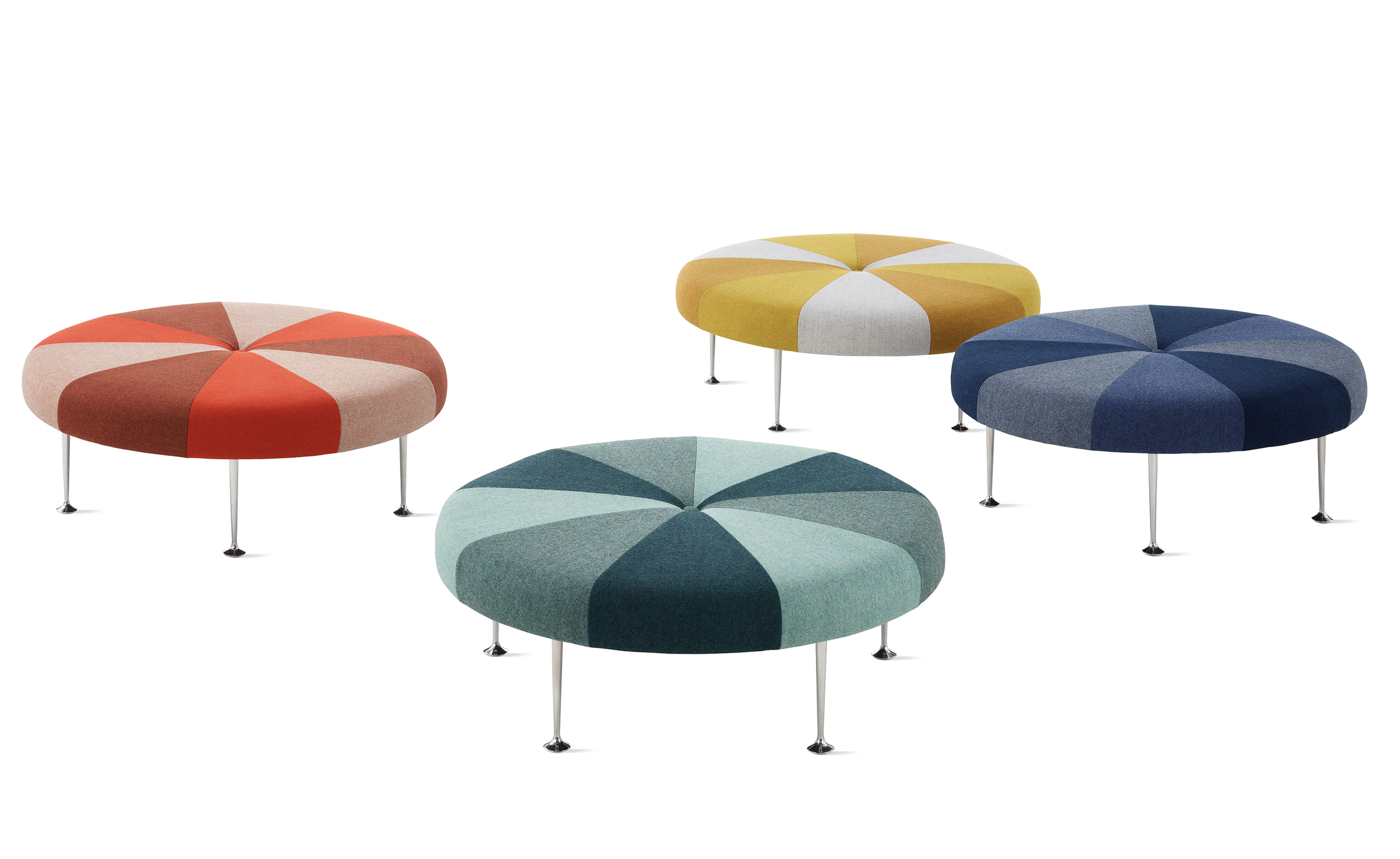 alexander girard color wheel ottoman