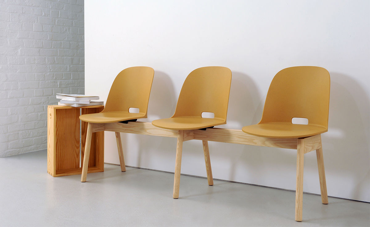 alfi high back 3 seat bench