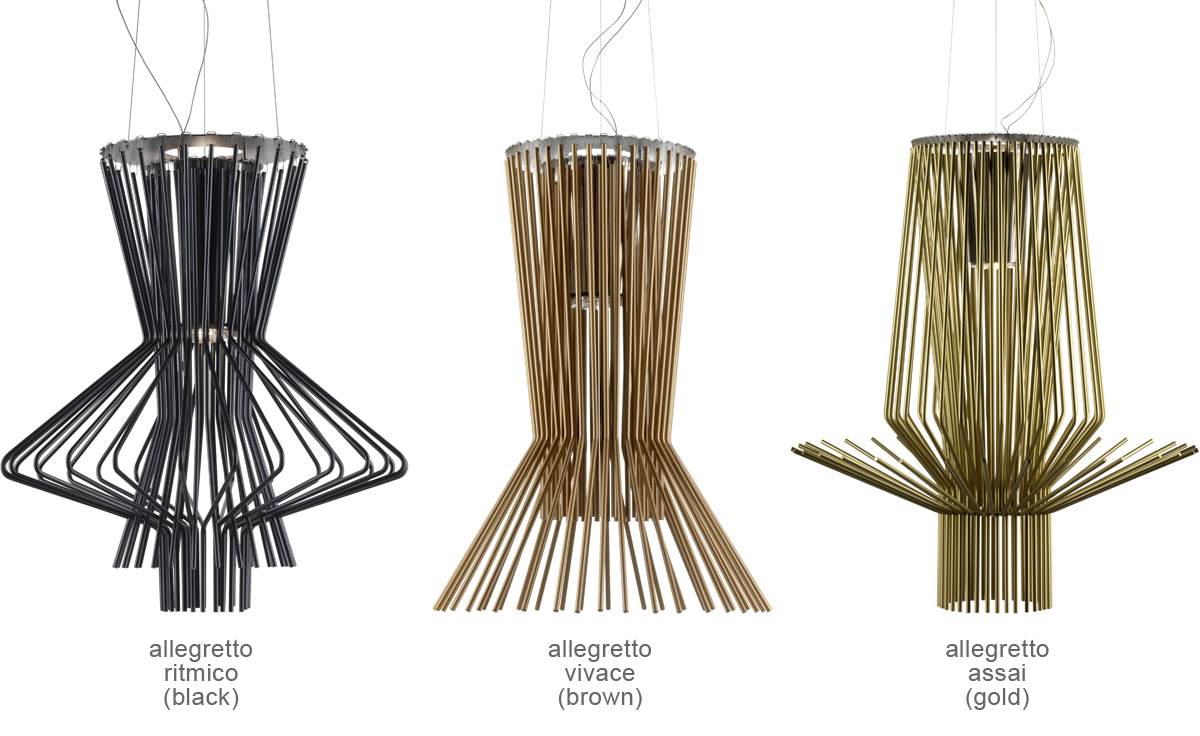 allegretto suspension lamps