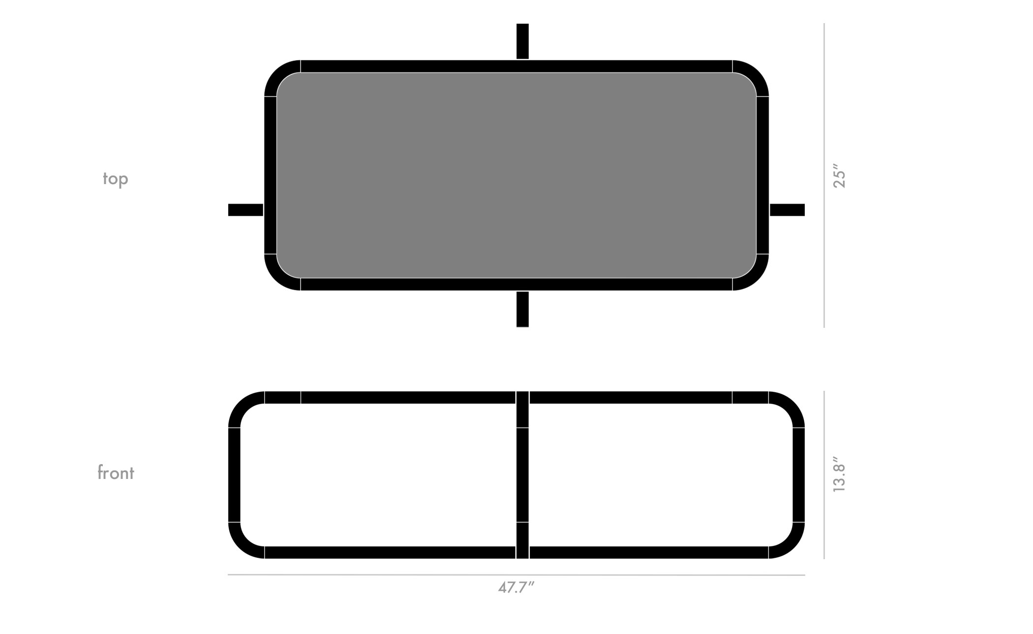 Alpha Coffee Table Small