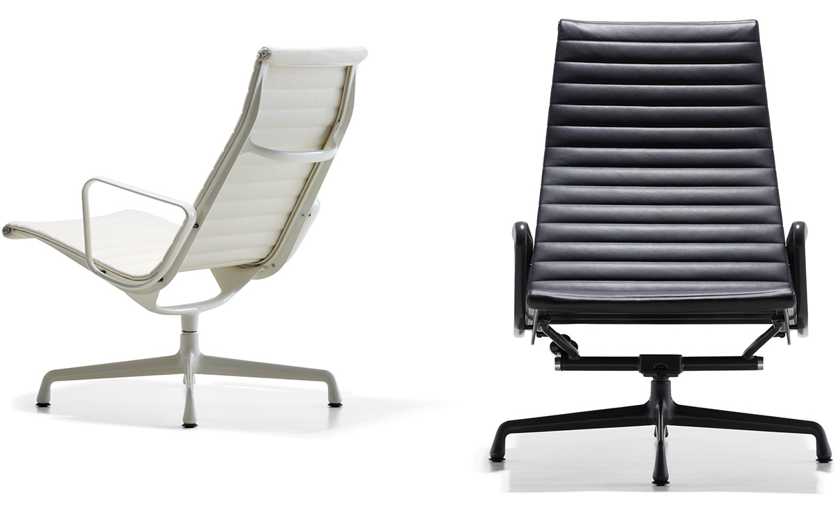 eames&reg; aluminum group lounge chair