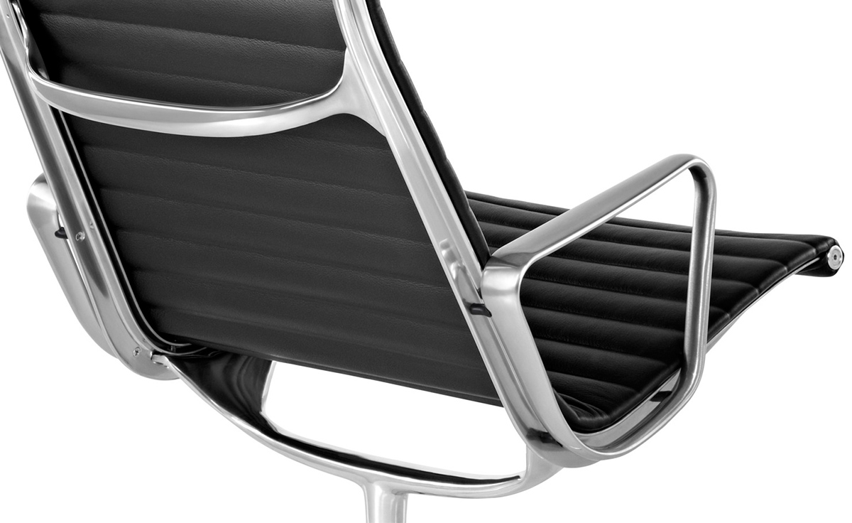 eames&reg; aluminum group lounge chair