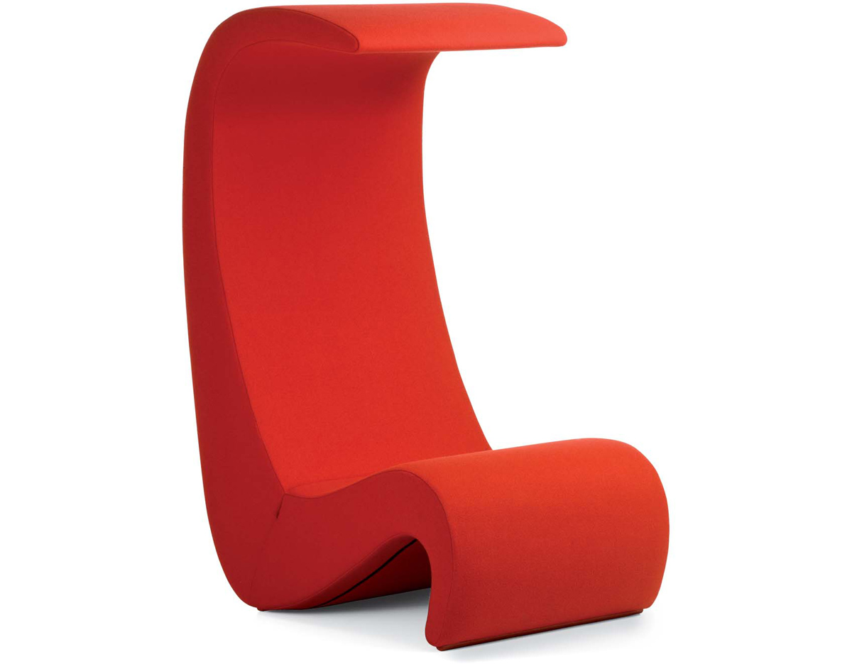 panton amoebe highback chair