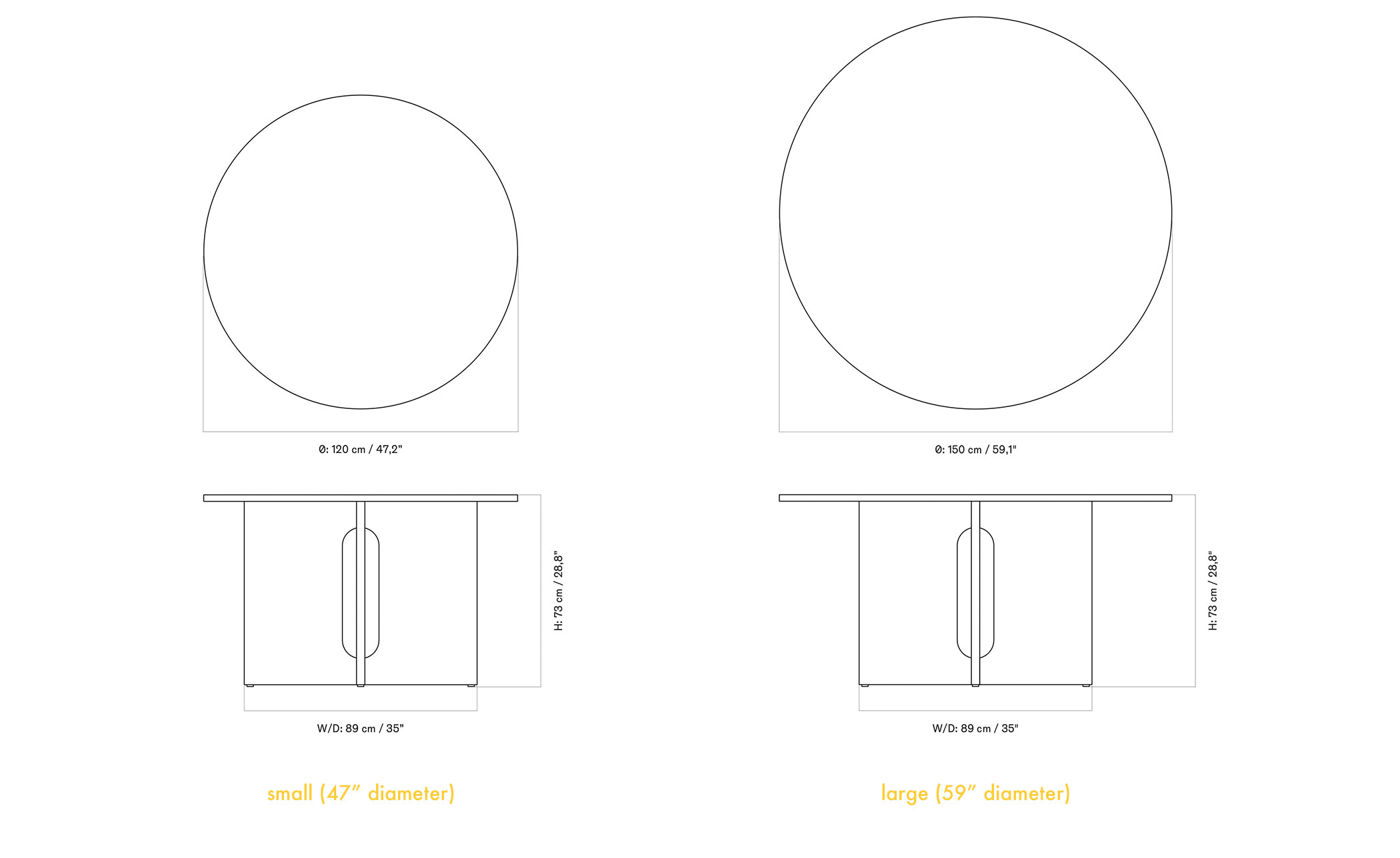 Androgyne Round Dining Table