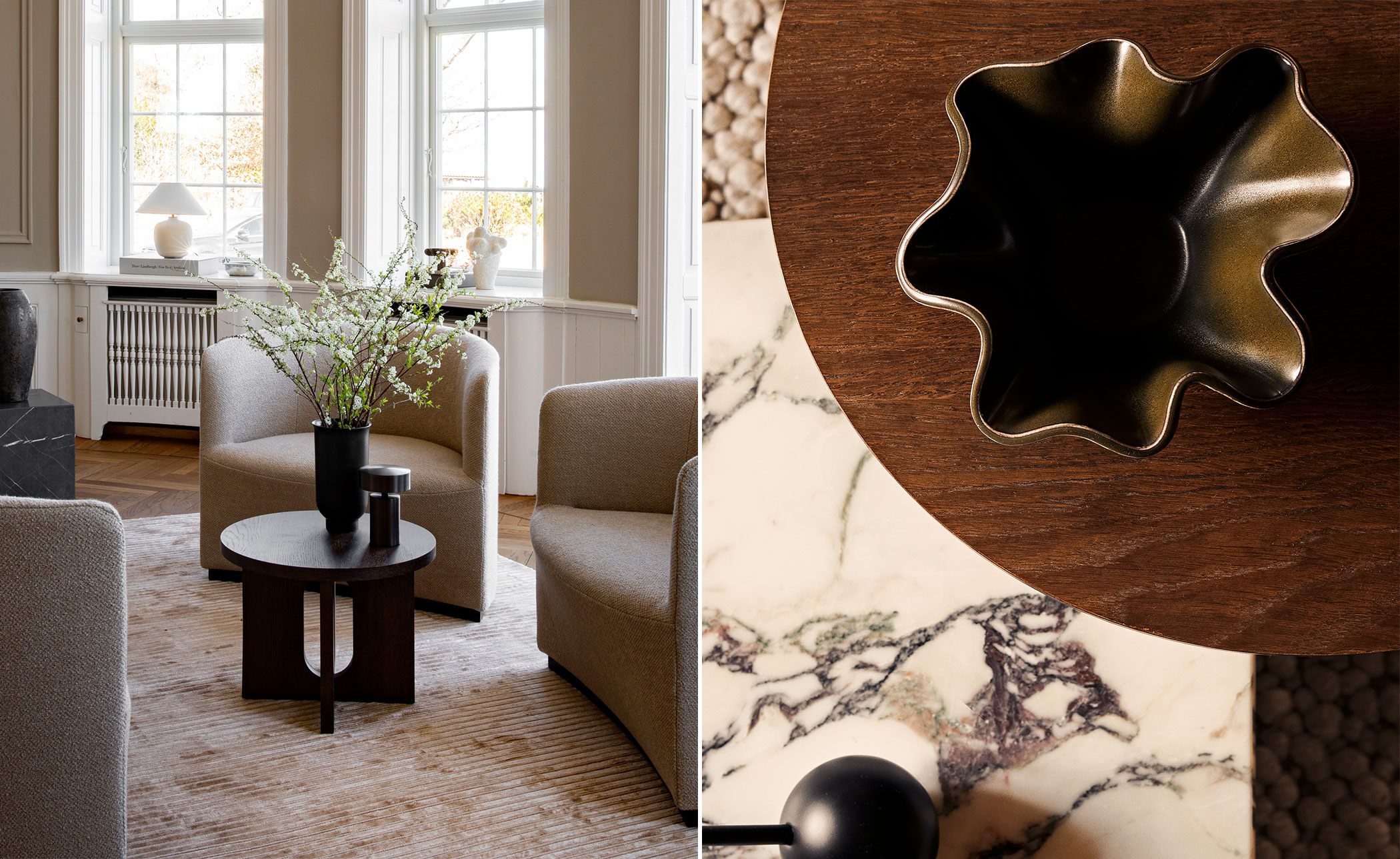 Androgyne Wood Side Table
