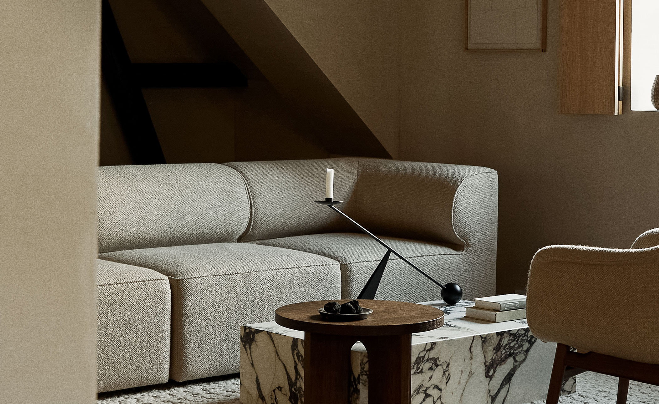 Androgyne Wood Side Table