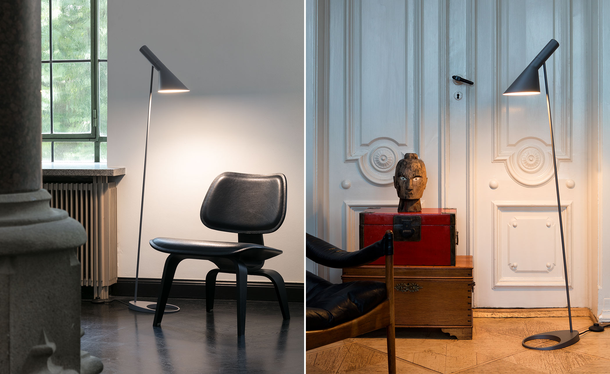 arne jacobsen floor lamp