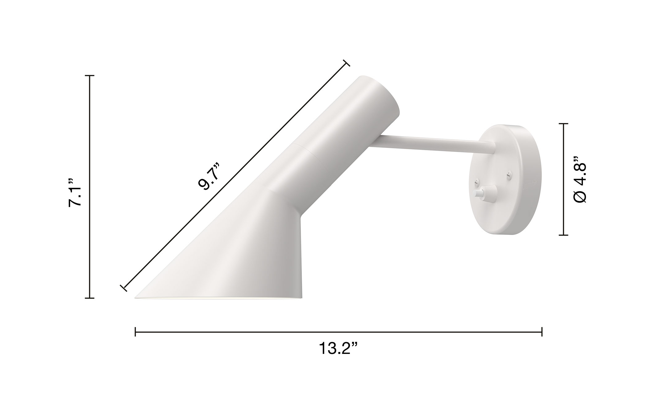arne jacobsen wall lamp