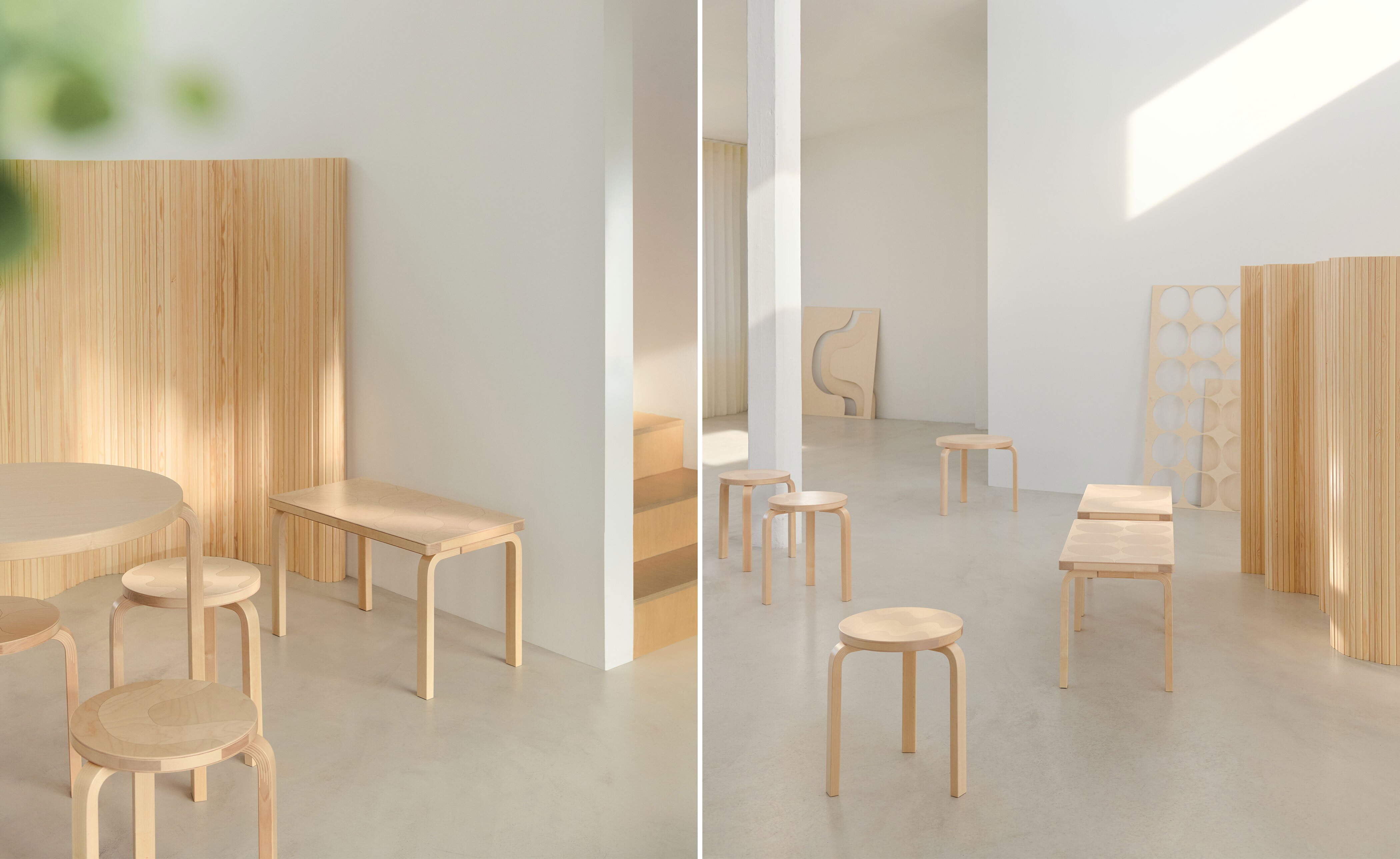 Artek + Marimekko Bench 153B