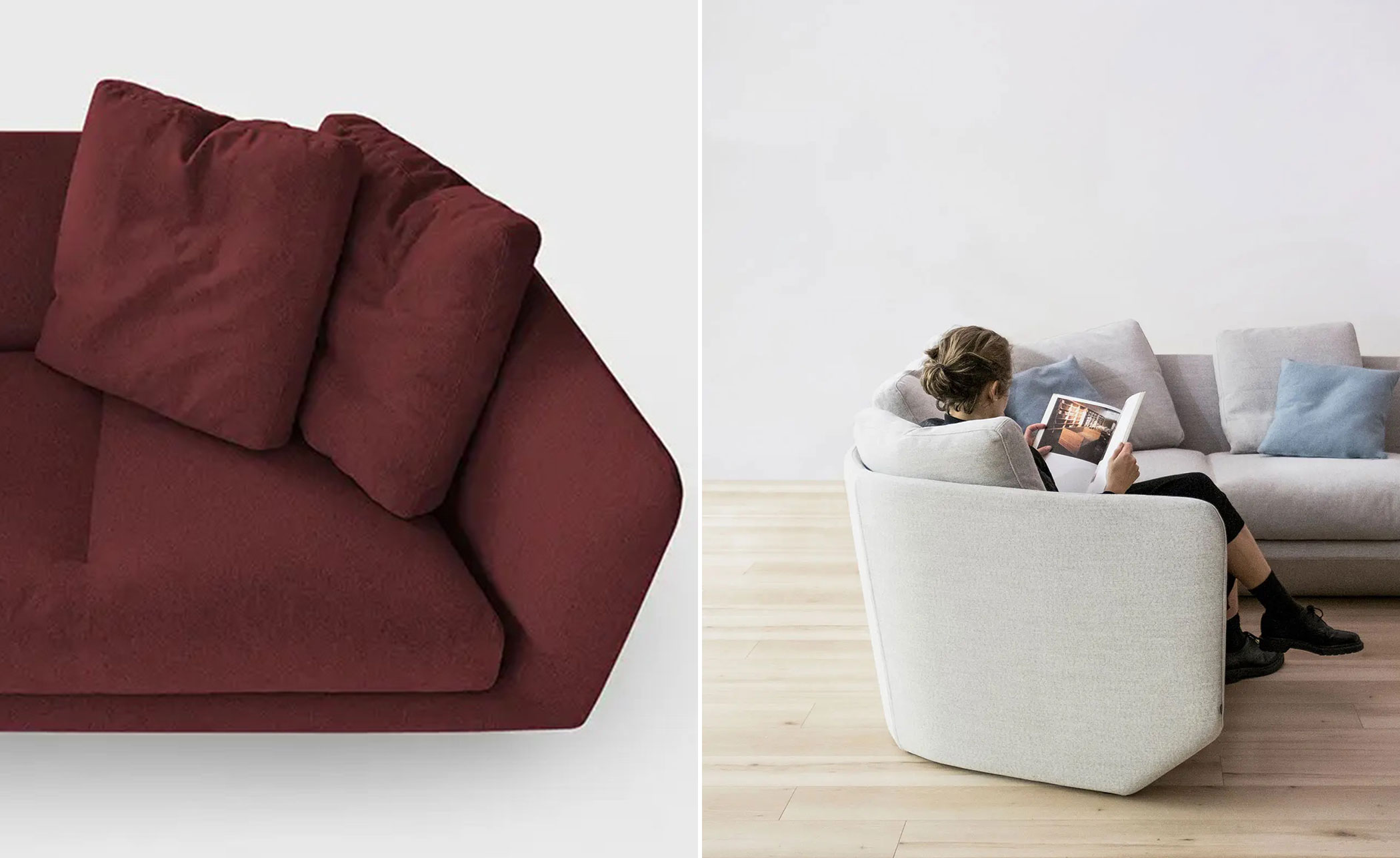 aura 220 three seat sofa