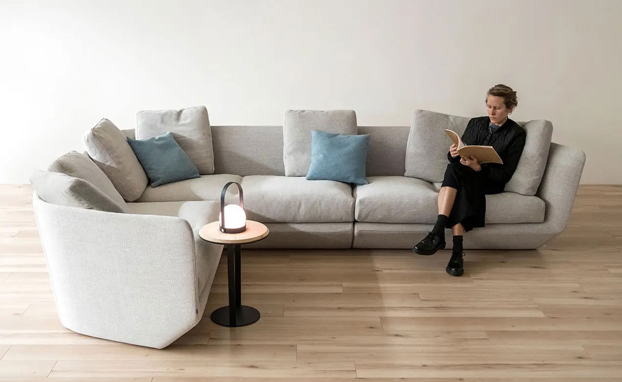 aura sectional sofa
