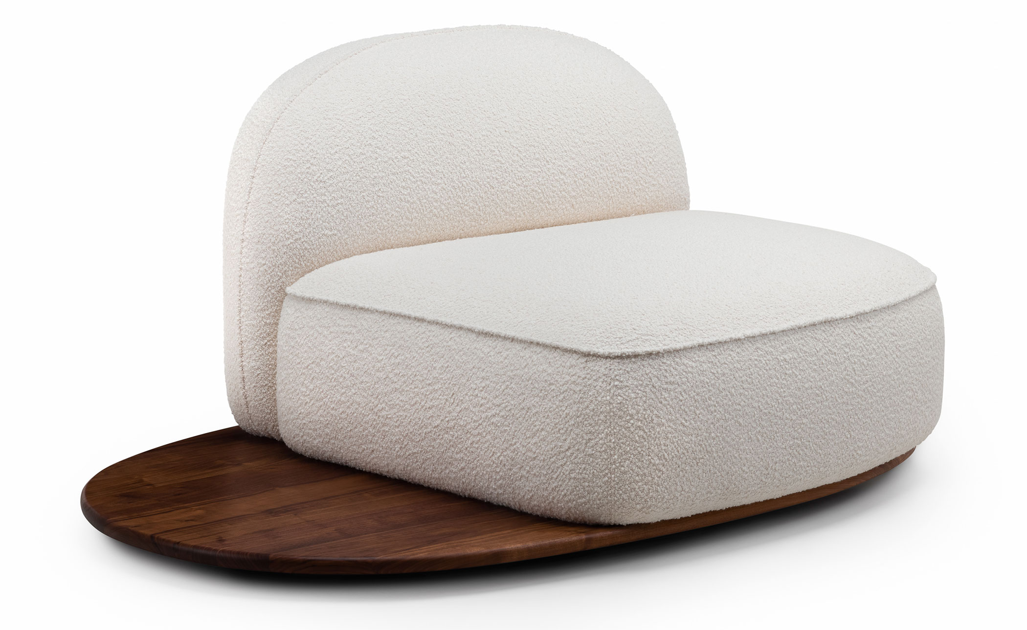 Azores Faial Armless Lounge Chair