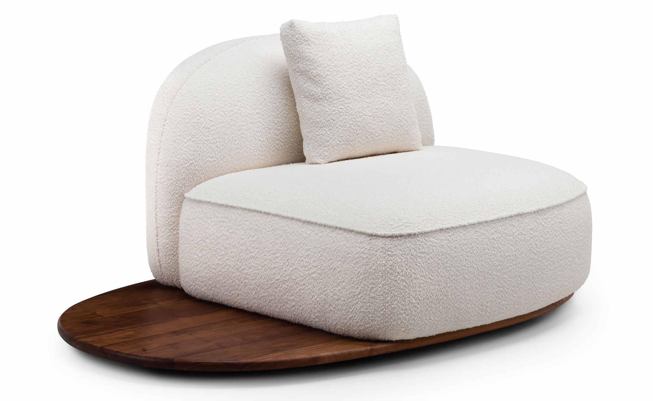 Azores Faial Armless Lounge Chair