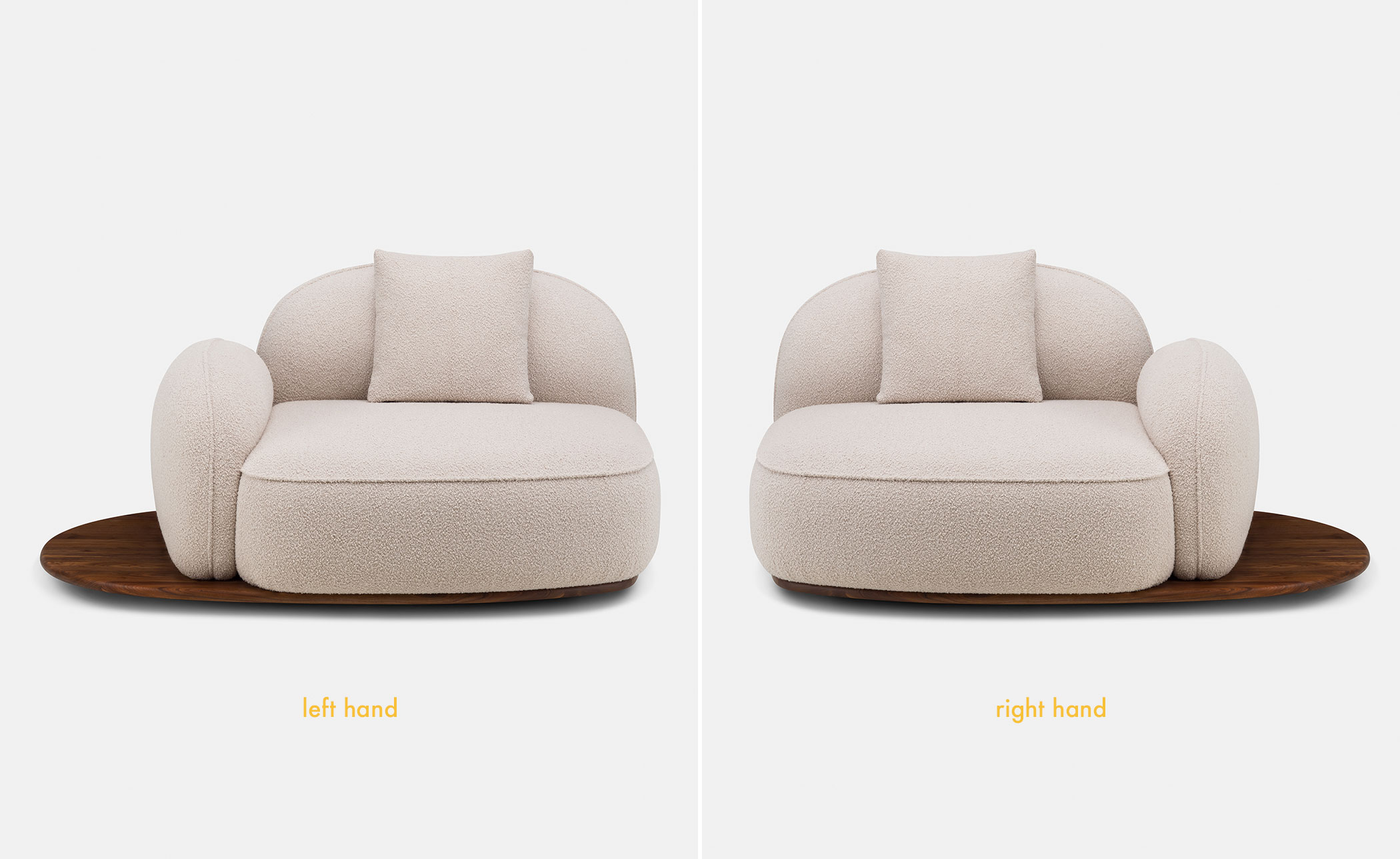Azores Faial One-Armed Lounge Chair