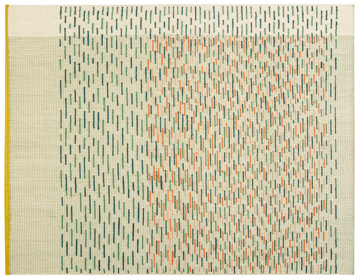 backstitch busy rug
