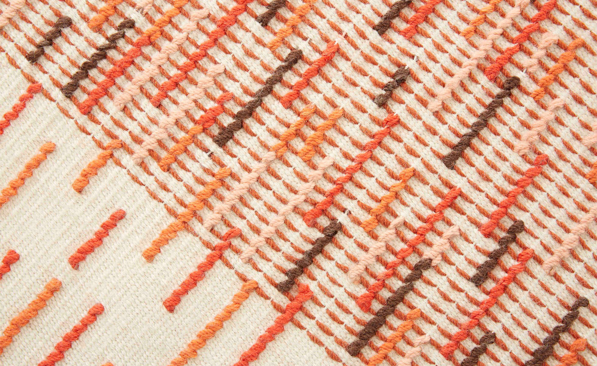 backstitch busy rug