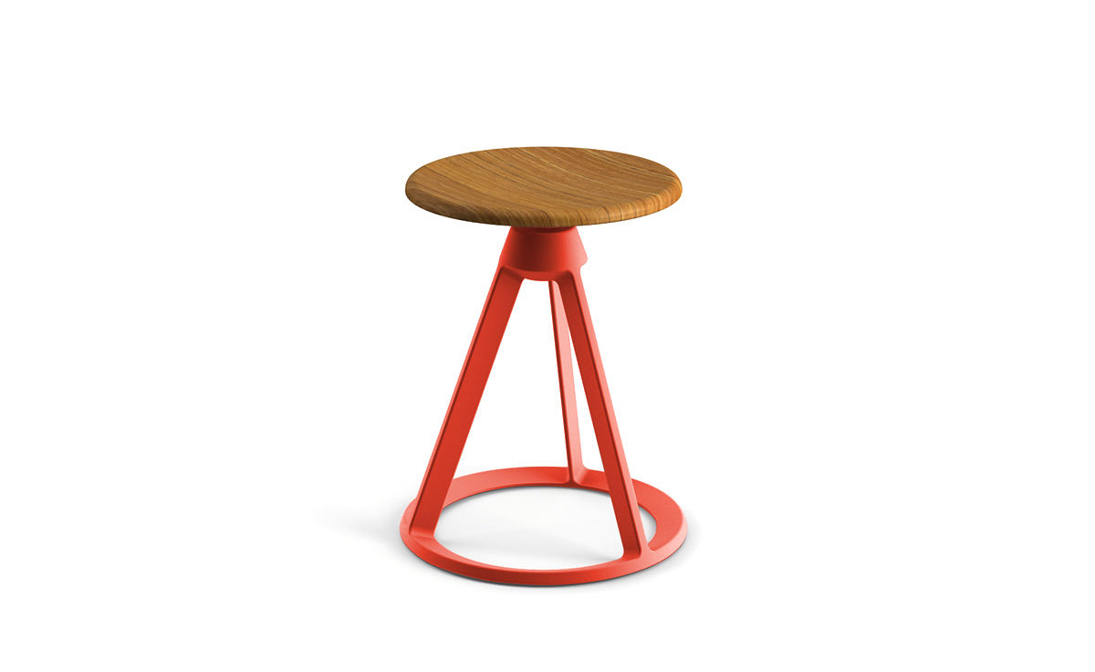 barber & osgerby piton fixed height stool