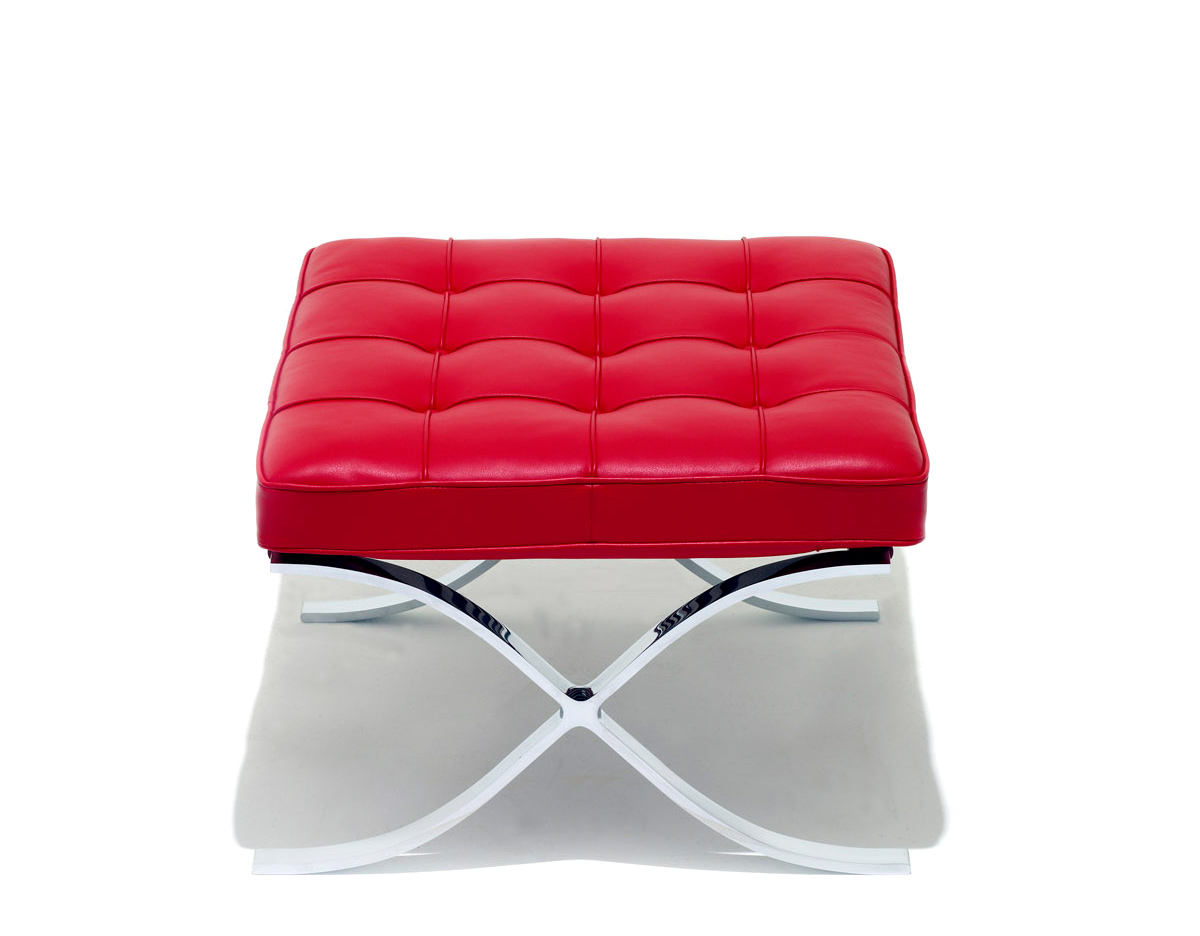 barcelona stool chrome plated