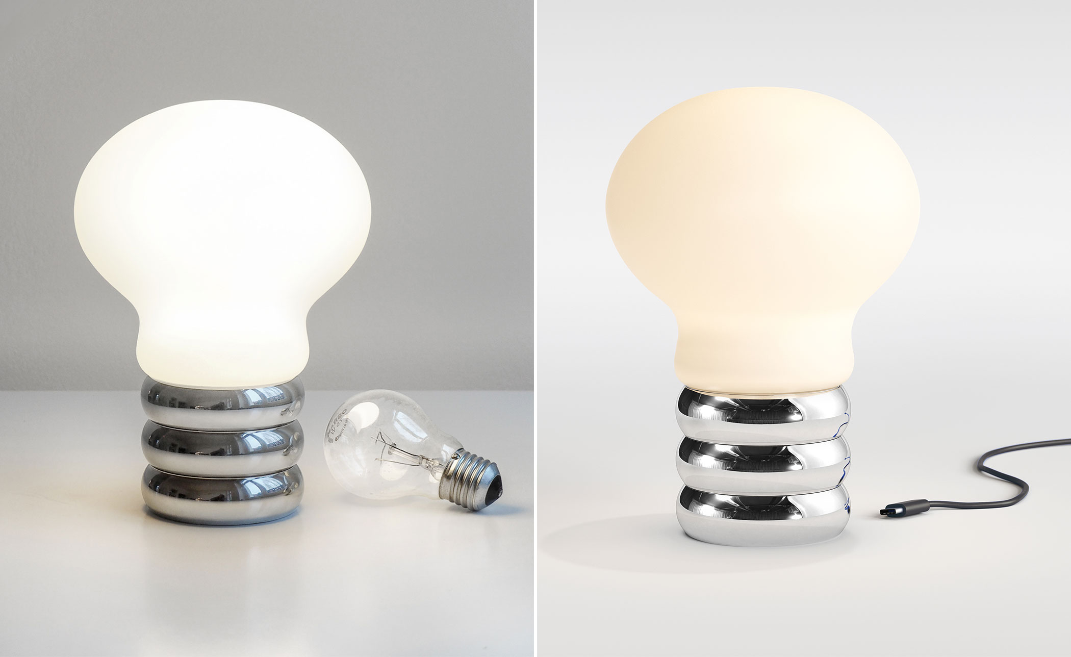 B.Bulb Portable Table Lamp