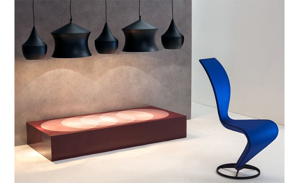 beat waist led suspension lamp