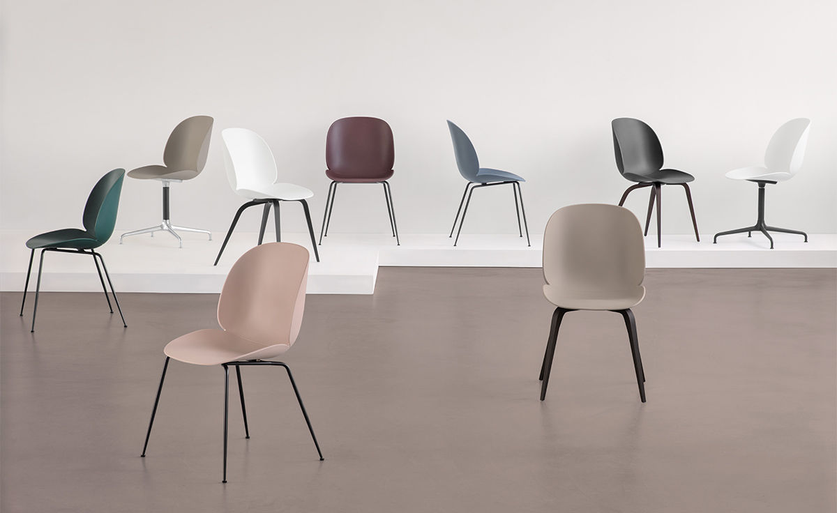 beetle meeting chair with 4 star swivel base