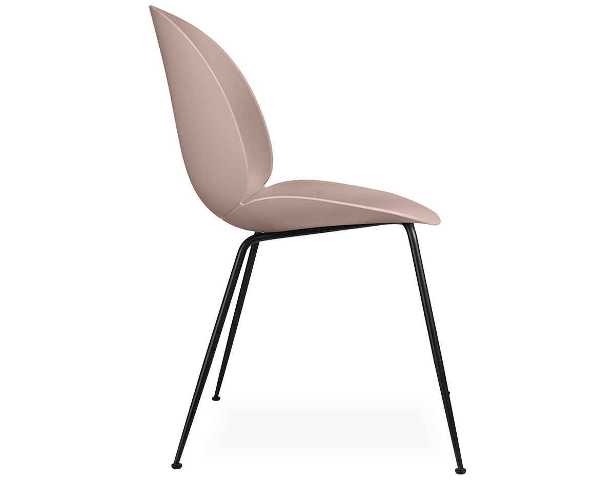beetle dining chair with conic base