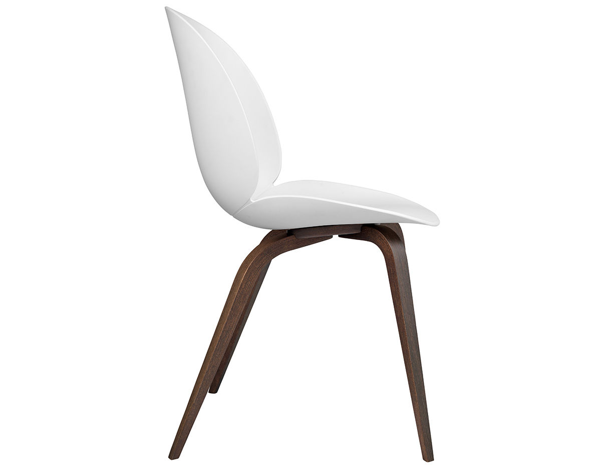beetle dining chair with wood base