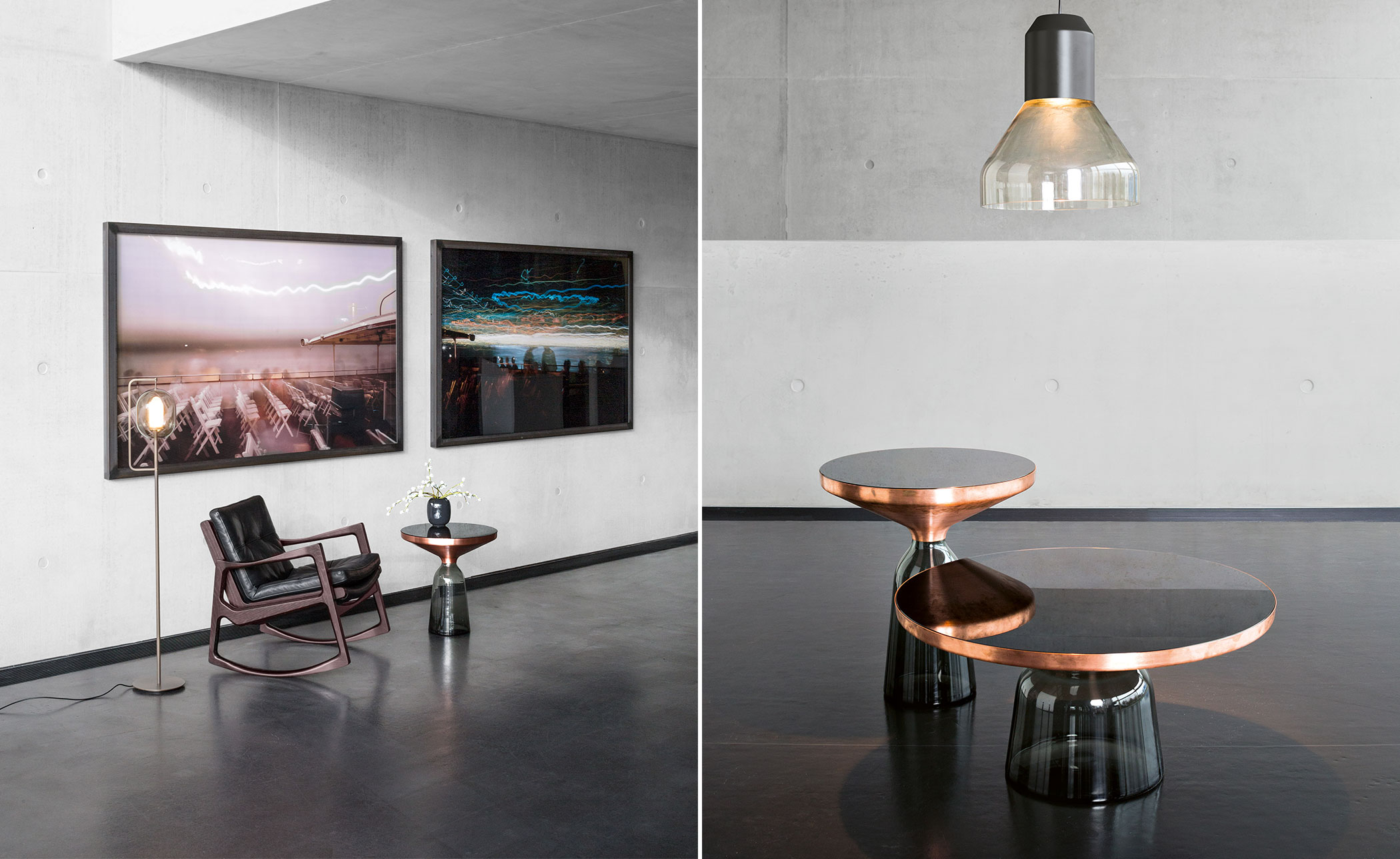 Bell Coffee Table Copper