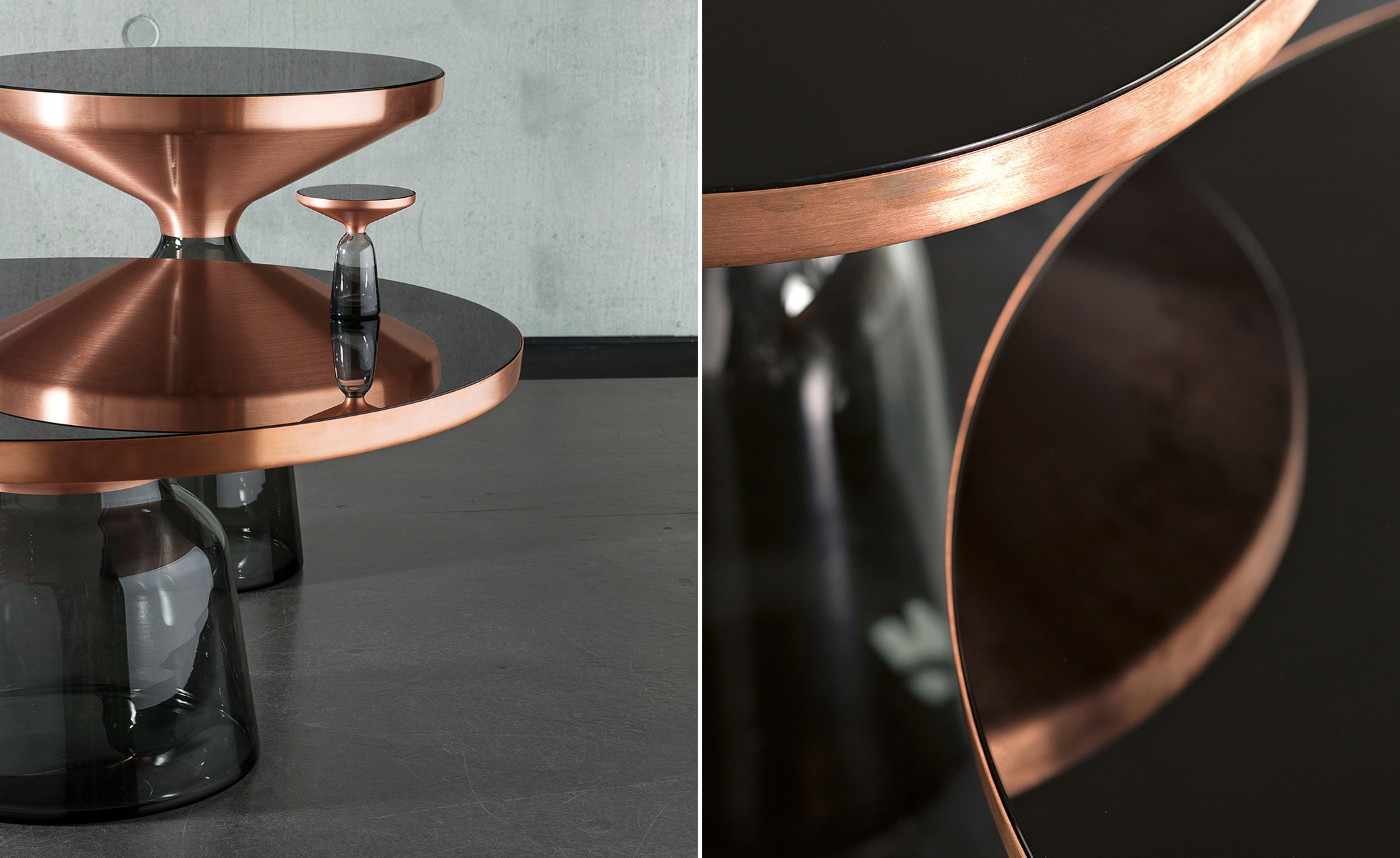 Bell Side Table Copper