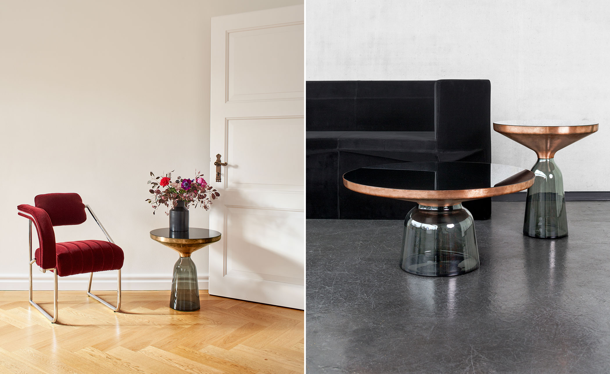 Bell Side Table Copper