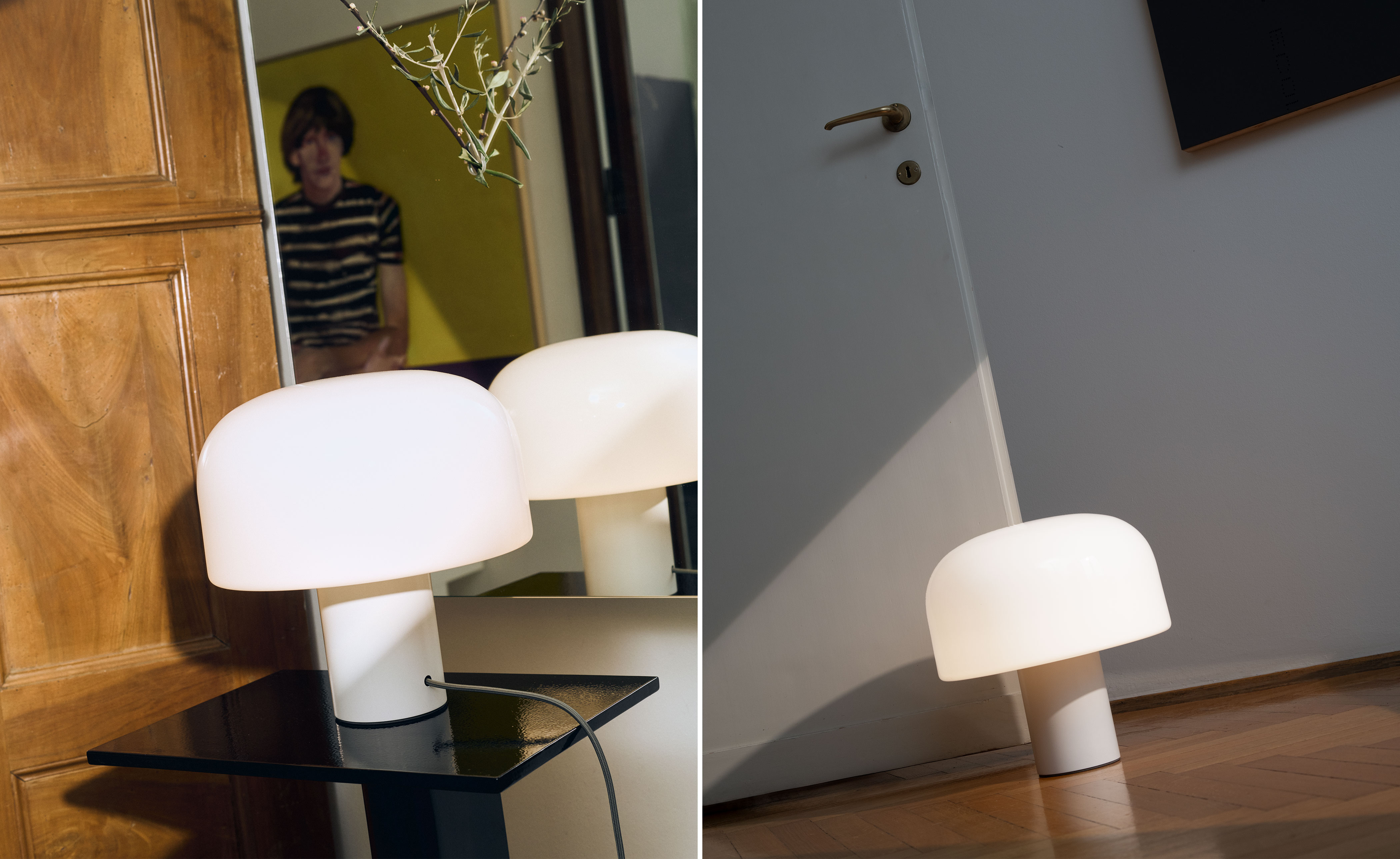 Bellhop Glass Table Lamp