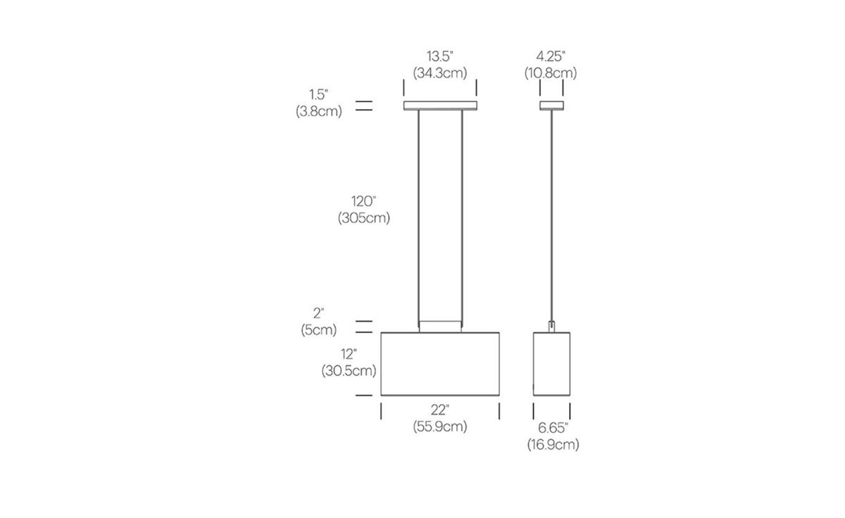 belmont suspension lamp