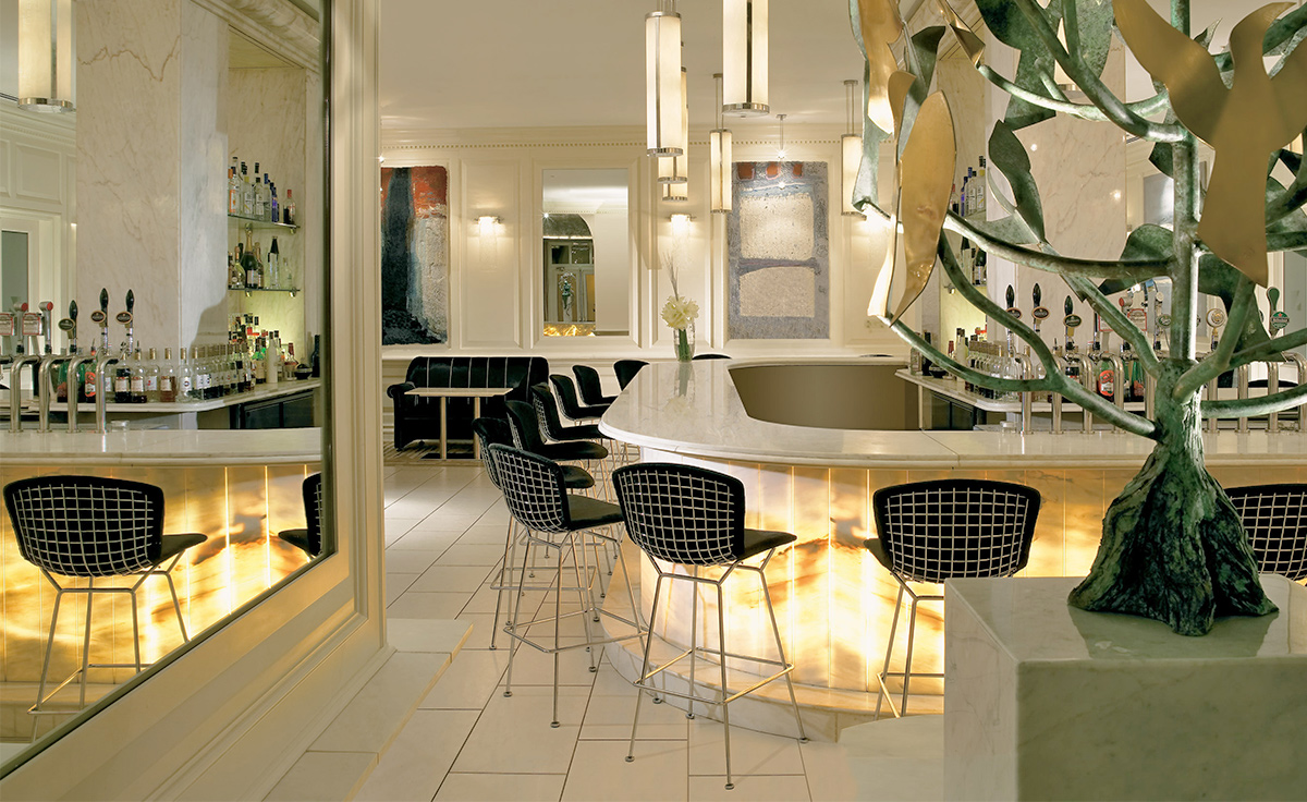 bertoia stool upholstered