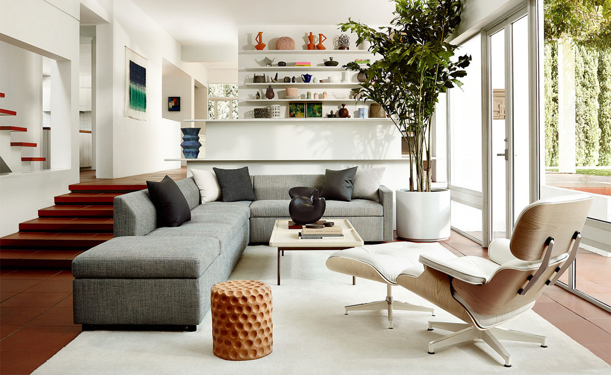 bevel ottoman